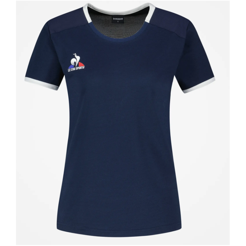 Tennis Tee SS N2 W Blue