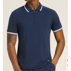 Polo team seamless Navy blue