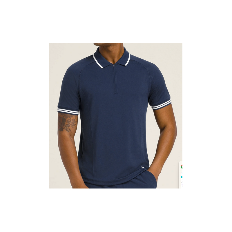 Polo team seamless Navy blue